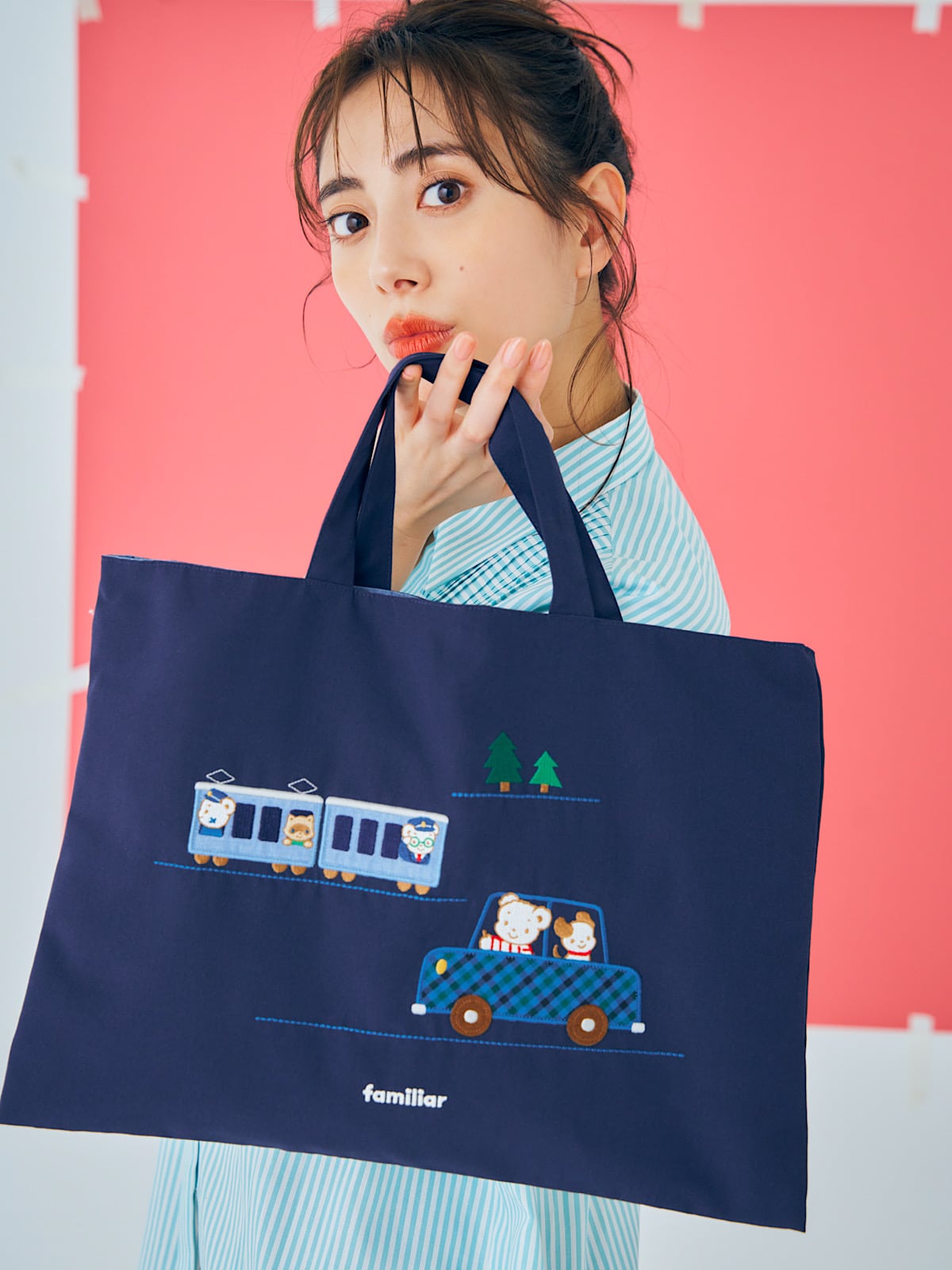 familiar】お稽古バッグといえば…懐かしの「ファミリア」バッグを持つ