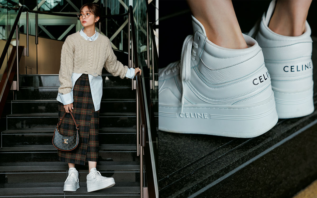 セリーヌの白スニーカー】憧れブランドで見つかる「大人の理想