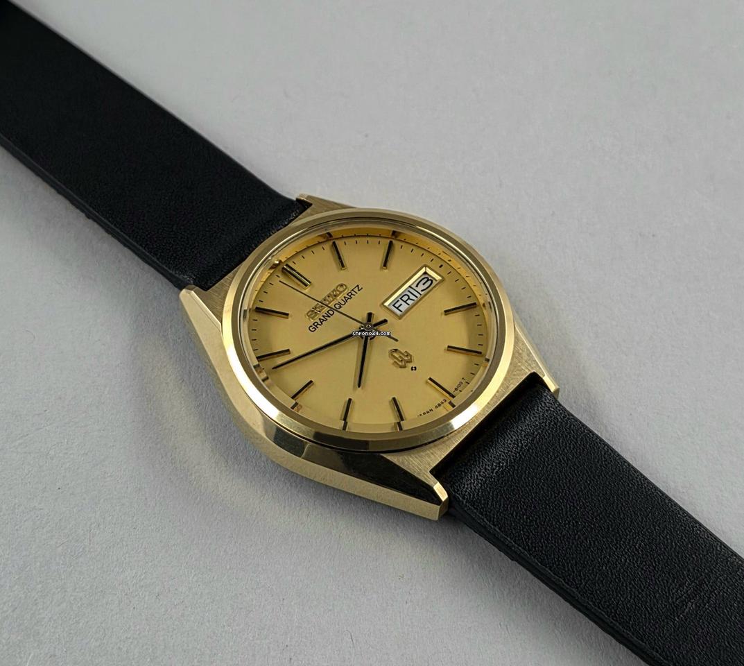 Seiko Grand Quartz 4843-8110 Cap Gold 4843-8110 for $785 for sale