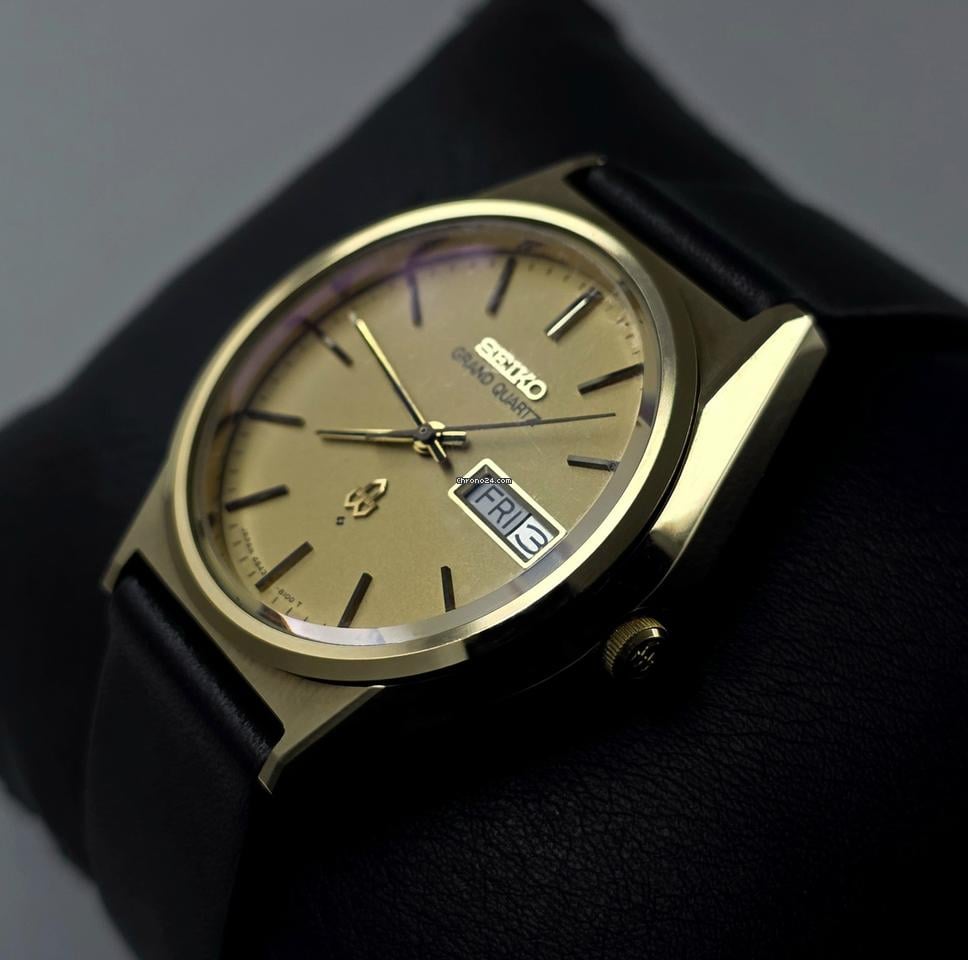 Seiko Grand Quartz 4843-8110 Cap Gold 4843-8110 for $785 for sale