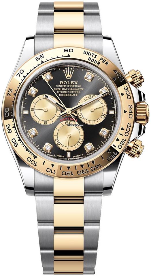 Rolex Cosmograph Daytona Steel and Gold 126503 Bright Black por
