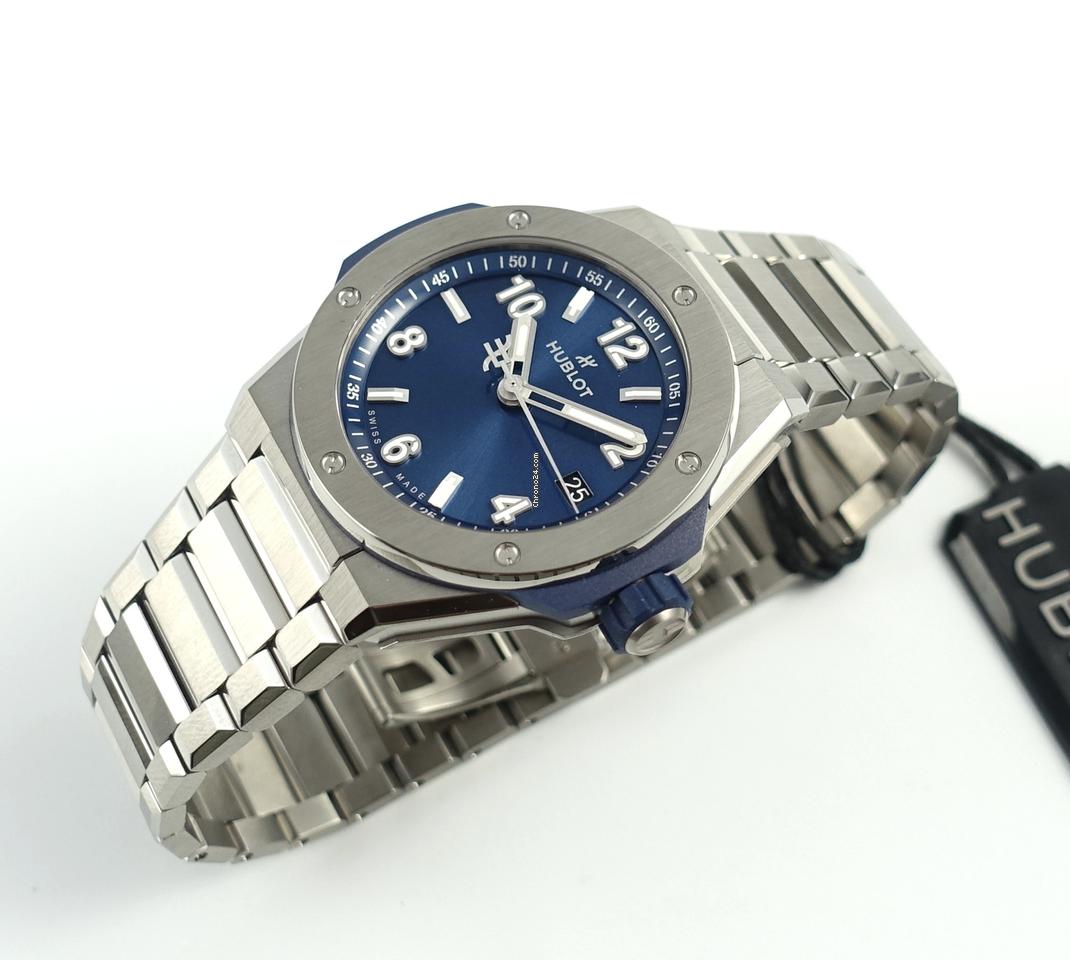 Hublot Big Bang Integrated Time Only Titanium Blue Hublot Box