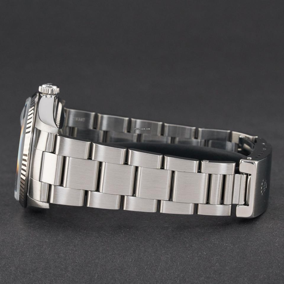 Rolex 16234, 36mm, 1997, Steel, Black dial, Box, 1y warranty por