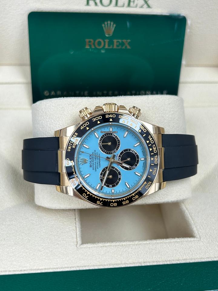 Rolex Daytona 126518LN New 2025 Yellow Gold Tiffany/Turquoise