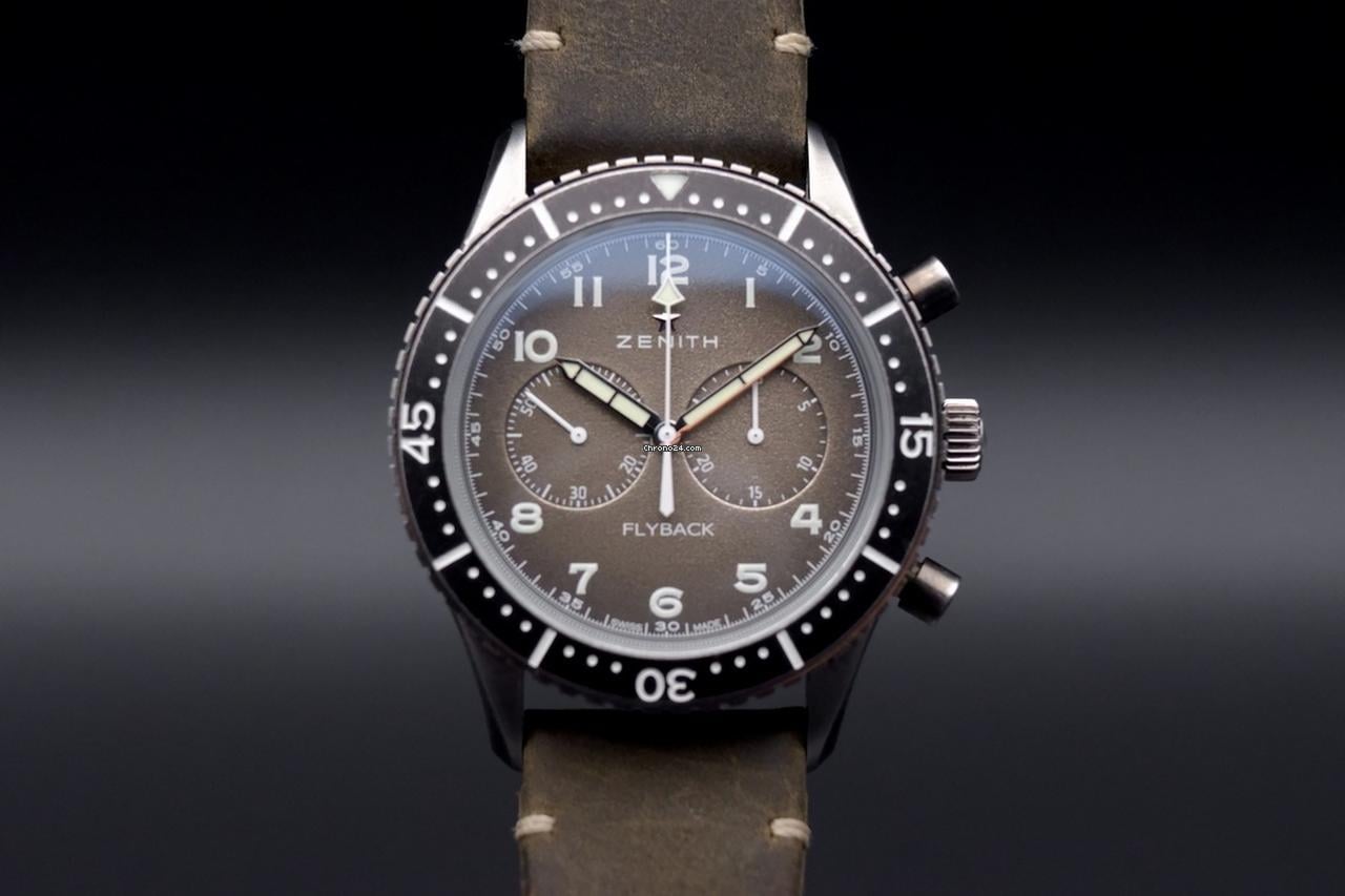 Zenith Pilot Cronometro Tipo Cp-2 Flyback 11.2240.405/21.C773