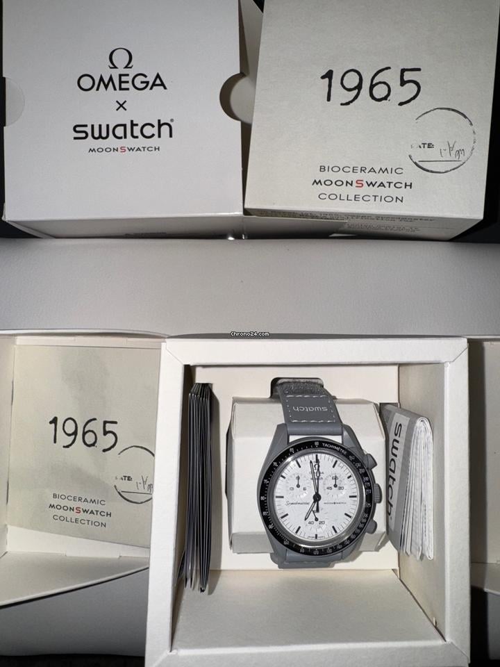 Swatch Omega X Swatch Bioceramic MoonSwatch 1965 SO33M106 - for