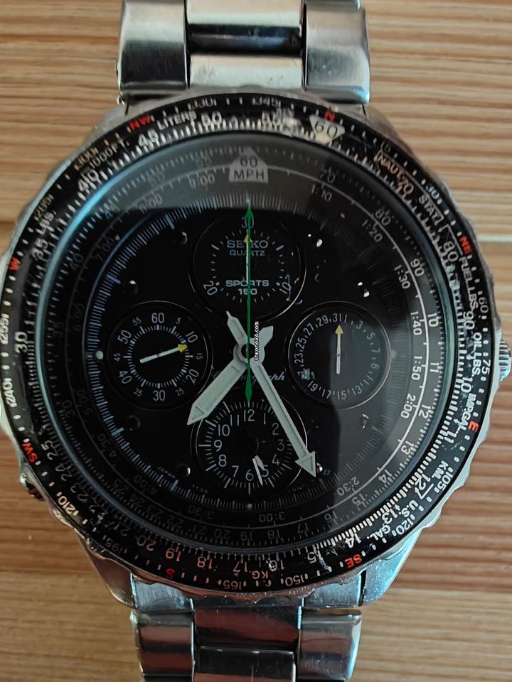 Seiko Flightmaster 7T34-6A00 for $291 for sale from a Private