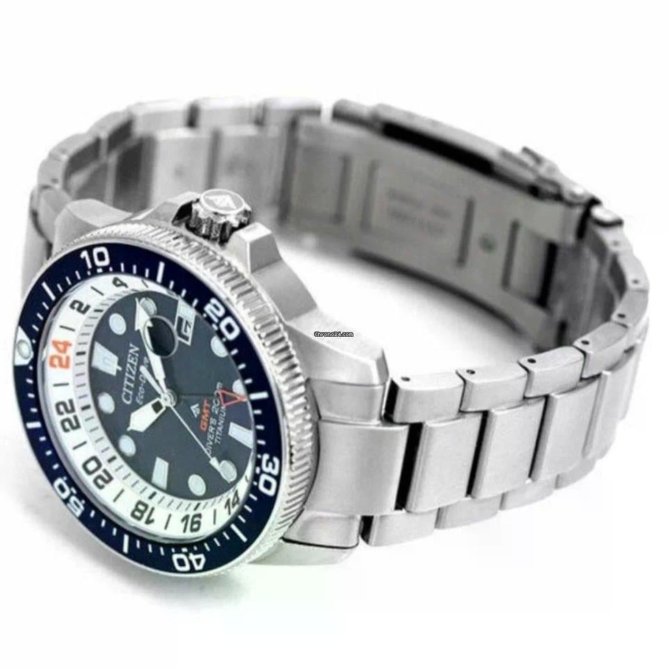 Citizen GMT Promaster Eco-Drive Super Titanium Divers Watch for