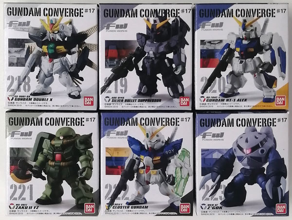 FW GUNDAM CONVERGE ♯17 全6種セット