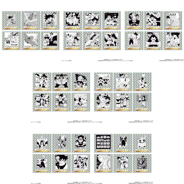 ドラゴンボール40周年記念 オリジナルイラストレーション シール