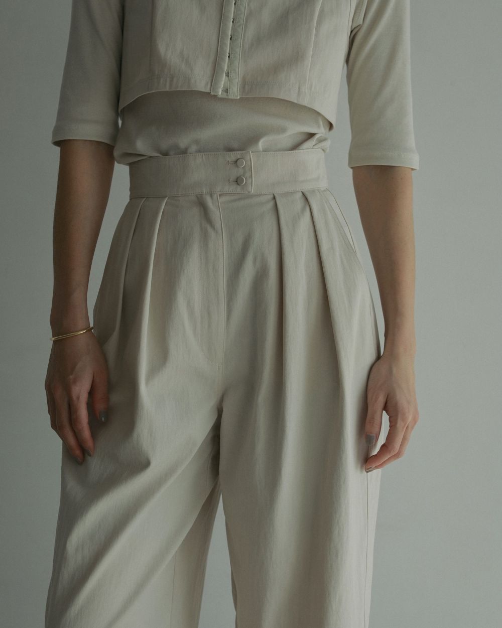 ànuke online store（アンヌーク） / Twill Cocoon PantsTwill Cocoon