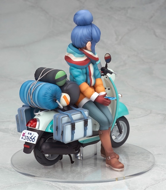 ゆるキャン△』志摩リンがスクーターとセットでフィギュア化