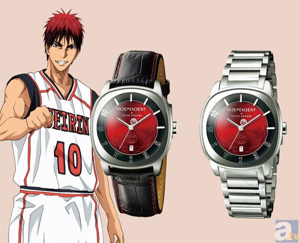 黒子のバスケ』コラボ時計に新モデル登場！火神・黄瀬・緑間 ほか