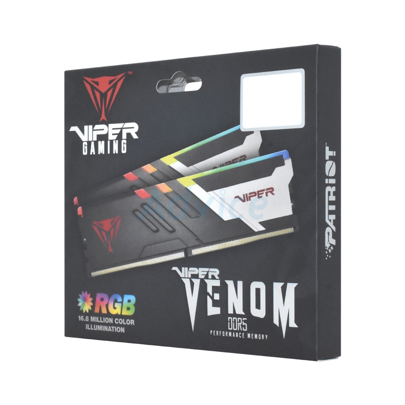 RAM DDR5(7200) 32GB (16GBX2) PATRIOT VIPER VENOM RGB