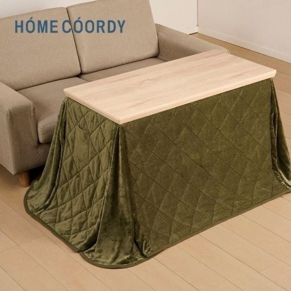 ホームコーディ USBコンセント付き 高さが変えられるソファ前こたつ＋