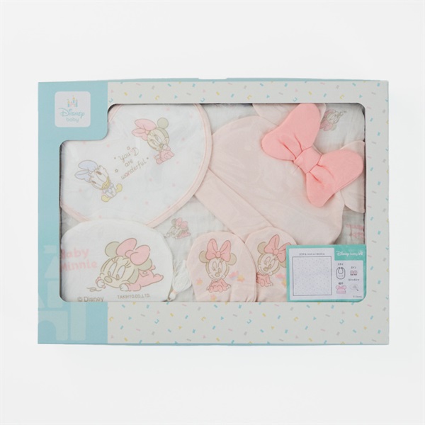ディズニーベビー ミニー 新生児ギフト 5点セット スワドル ベビー