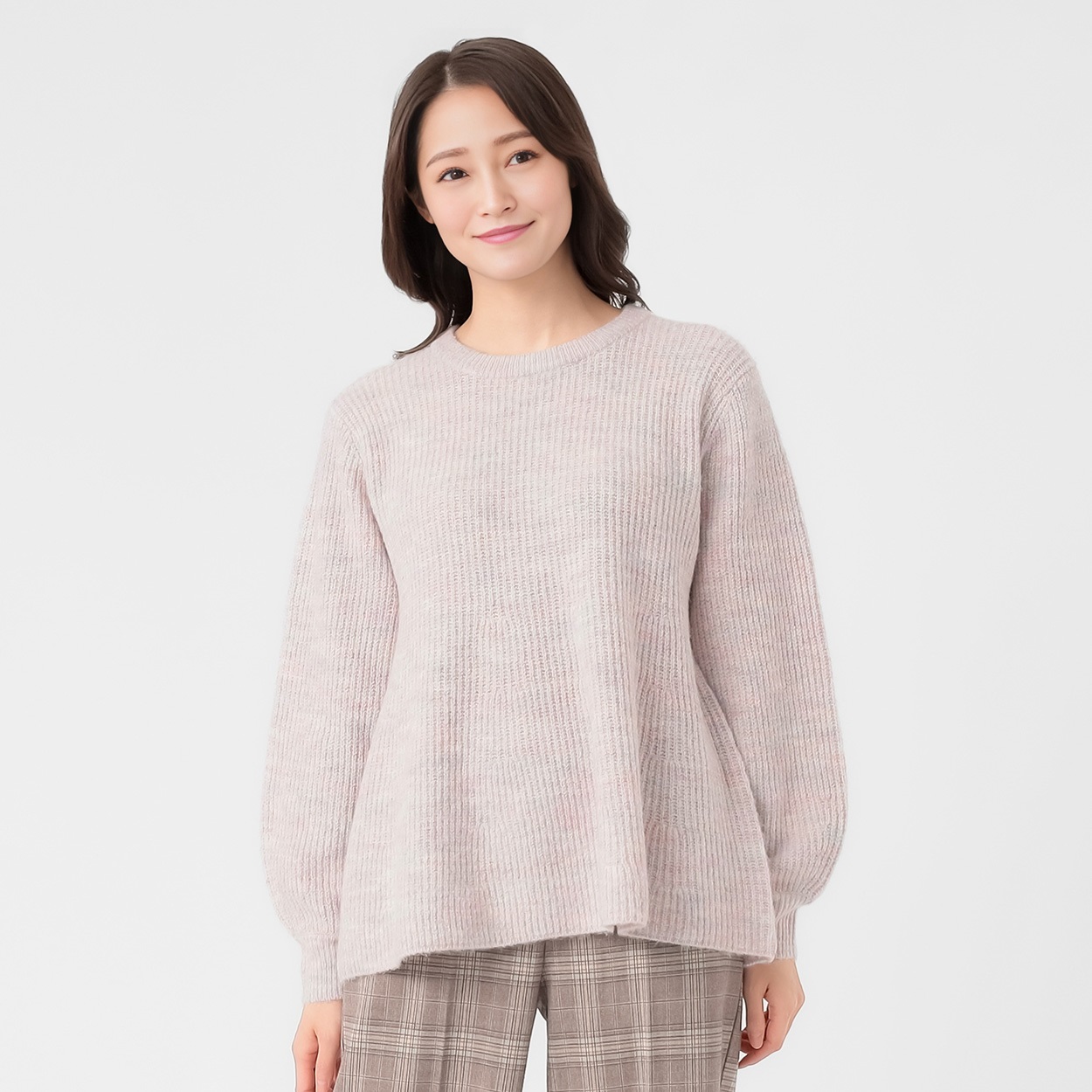 畦ペプラムニット レディス ESSEME(エシーム) 691046 | イオンスタイル