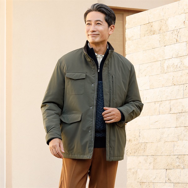 TOROY(トロイ) TOROY 中綿ミリタリーブルゾン メンズ | イオンスタイル