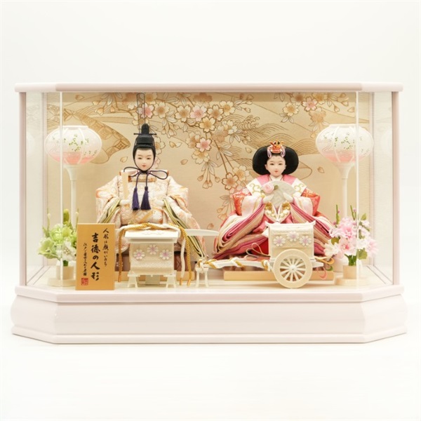 吉德 親王ケース飾り「金彩枝垂桜」322566 4979866870477 ひな人形