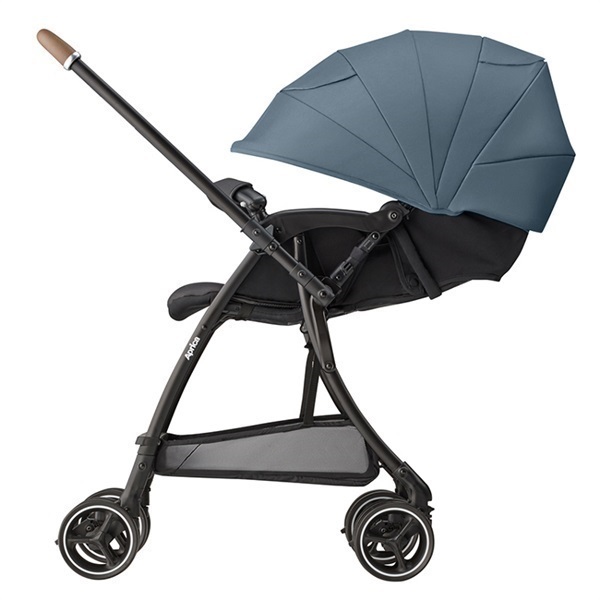 アップリカ ラクーナエアープラス ブルー 1ヶ月～ 両対面 ベビーカー