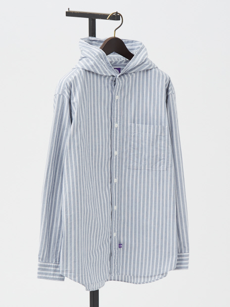 THE NORTH FACE PURPLE LABEL】ストライプ フードシャツ / Mountain