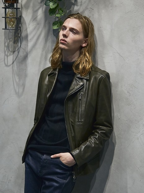 セミダブル レザージャケット｜5351POUR LES HOMMES / 5351プール・オム