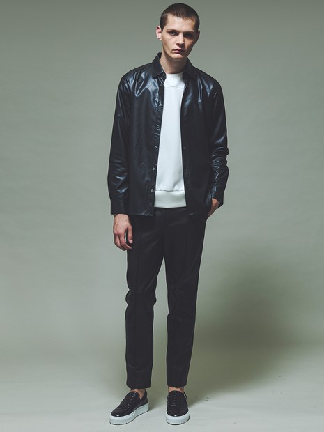 レザータッチ 長袖シャツ｜5351POUR LES HOMMES / 5351プール・オム