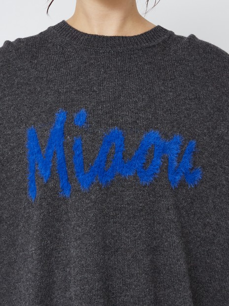 ウール混ロゴフェザーニットプルオーバー｜OUTLET / アウトレット