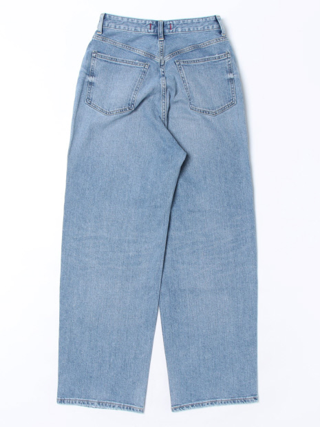 RED CARD/レッドカード】別注Dakota ルーズストレートデニム｜Rouge