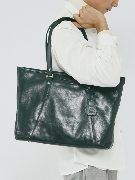 SEEKER 別注】定番 レザートート / A4サイズ対応 キーストラップ付き