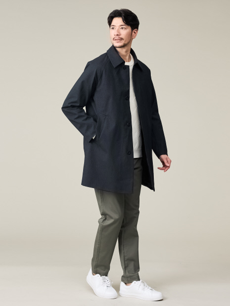 SORONA】ライナー付 ステンカラーコート / 撥水性 / 2WAY｜OUTLET