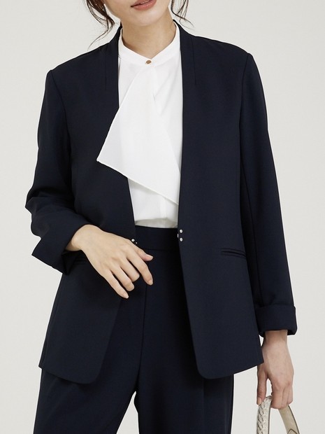 ノーカラージャケット (レディース) | ABAHOUSE ONLINE STORE