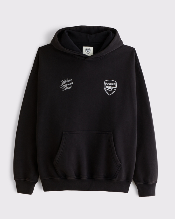 Men's Arsenal FC Graphic Popover Hoodie | Men's Tops | Abercrombie.com