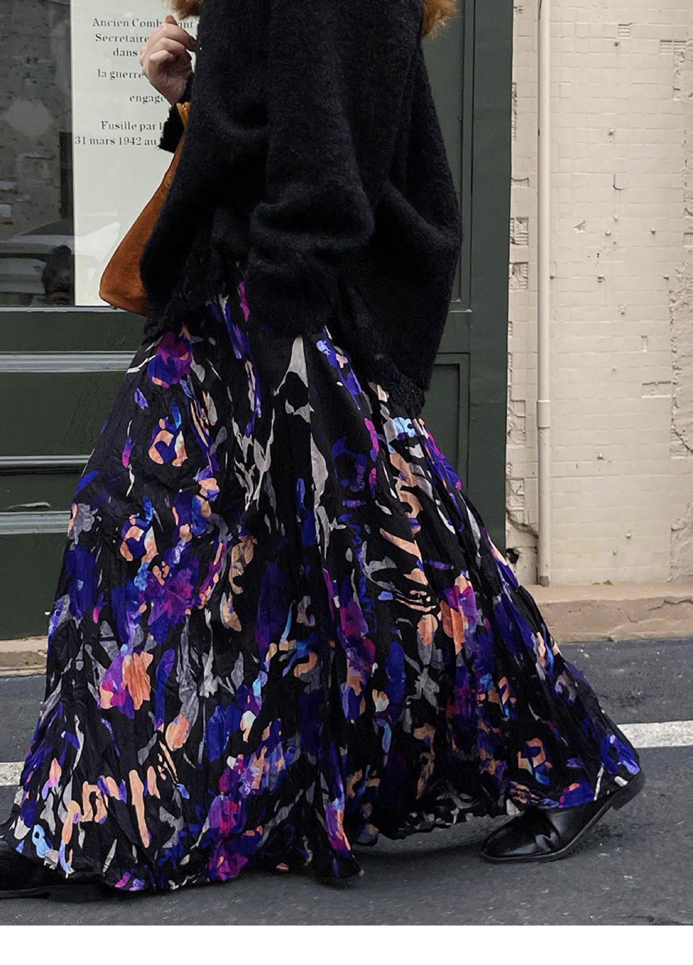 ボトムス】大振裾 フリルギャザー 花柄 スカート – MADOECHO