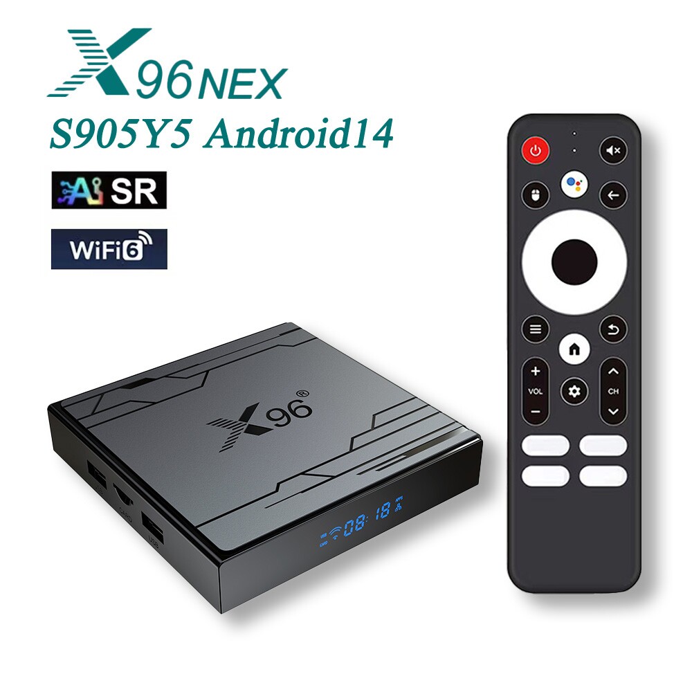 X96NEX S905Y5 网络播放器4K电视盒子Tv box网络高清播放器wifi6评价