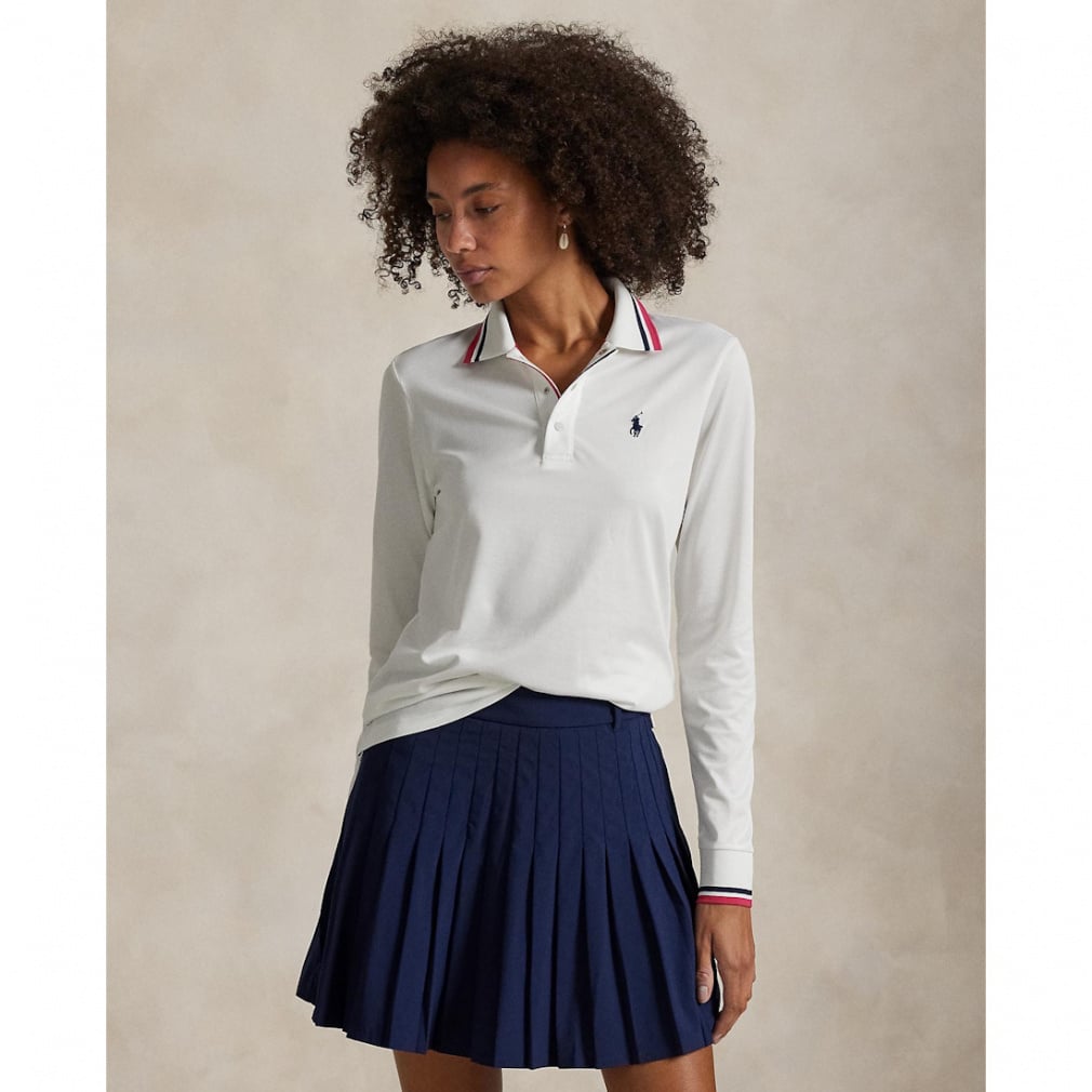 ラルフローレン レディース ゴルフウェア 長袖シャツ 秋 冬 テーラード