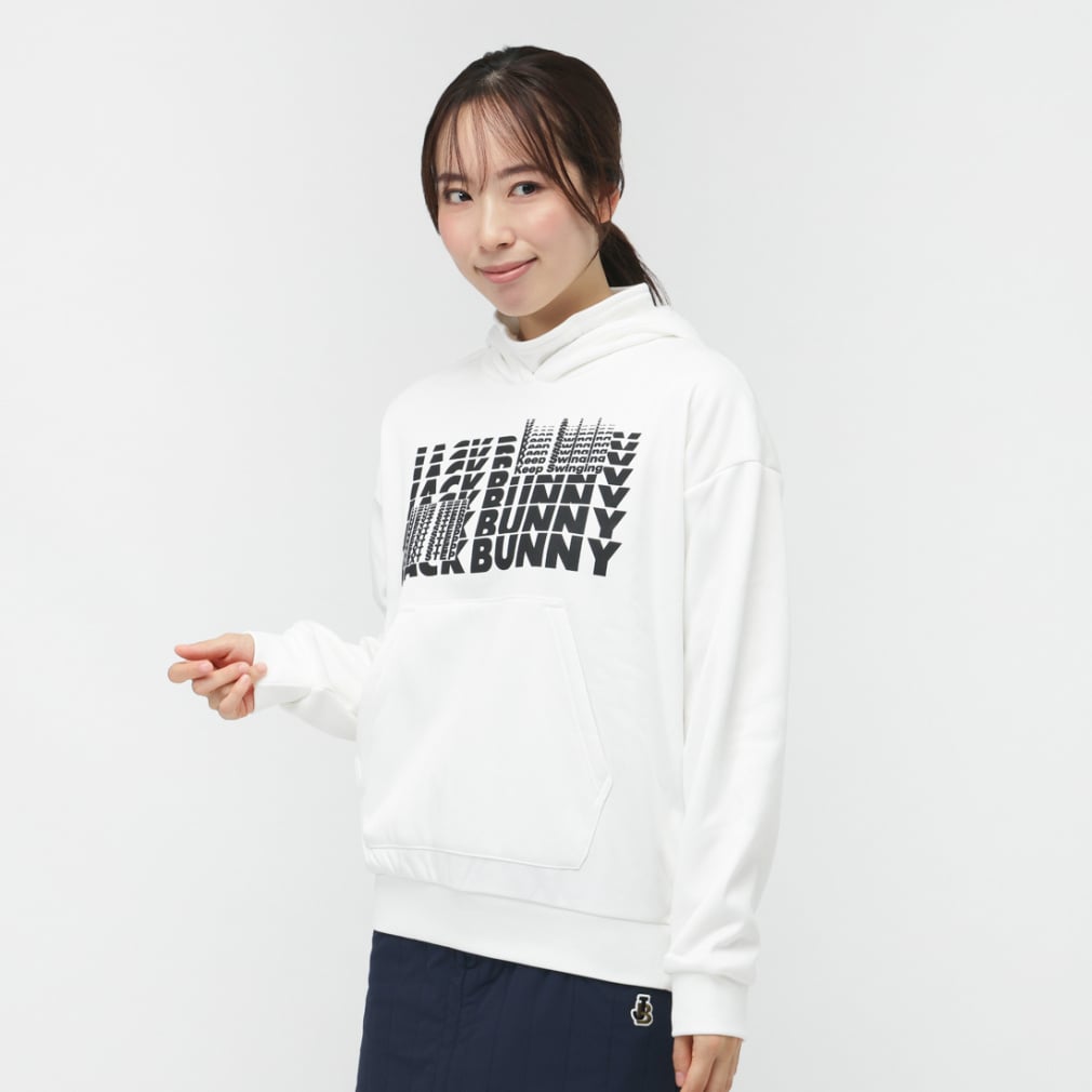 ジャック バニー レディース ゴルフウェア 長袖トレーナー 秋 冬 裏