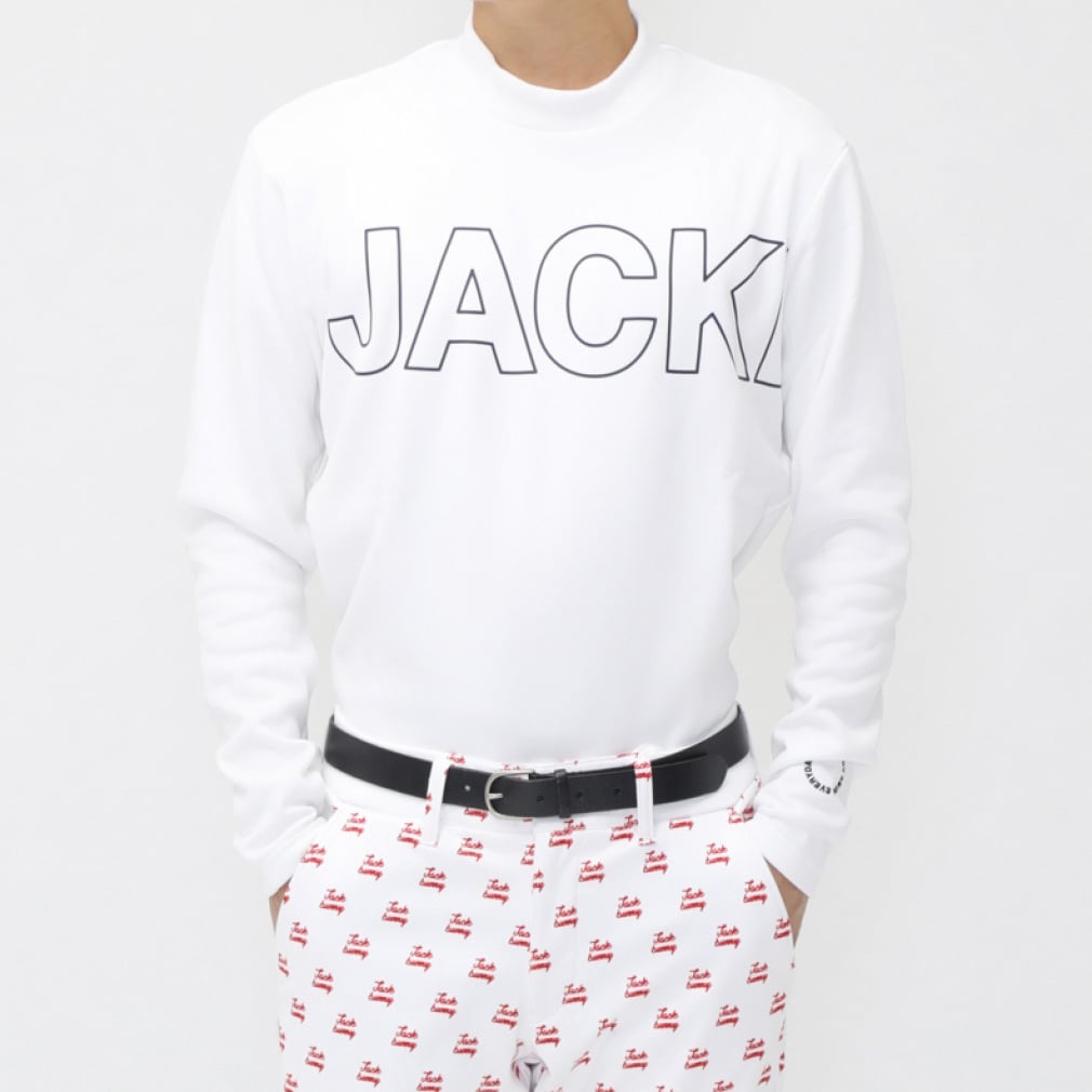 ジャック バニー ゴルフウェア 長袖シャツ 秋 冬 KARUISHI ECO モック