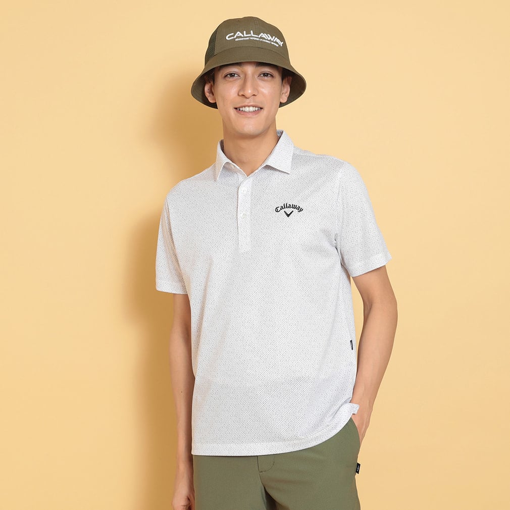 キャロウェイ ゴルフウェア 半袖シャツ 春 夏 かざあなボタニカル