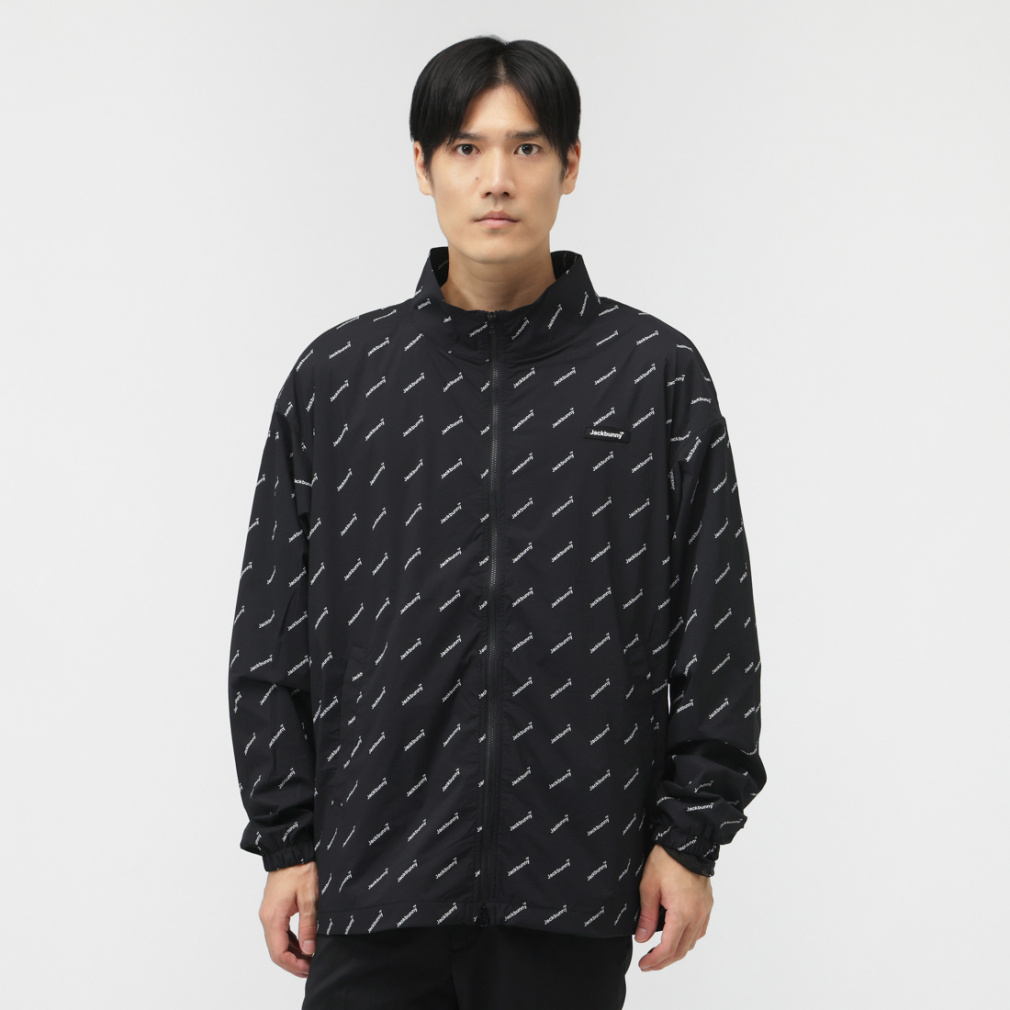 ジャック バニー ゴルフウェア 長袖ウインドブレーカー 秋 冬 ナイロン