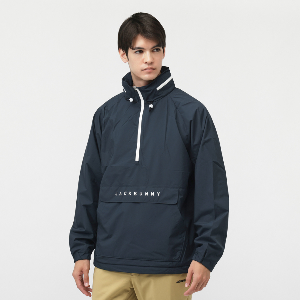 ジャック バニー ゴルフウェア 長袖ウインドブレーカー 秋 冬 オクタ裏