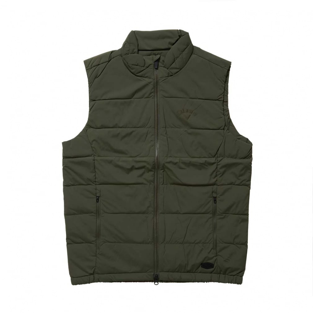 キャロウェイ ゴルフウェア ダウンベスト 秋 冬 ストレッチナイロン