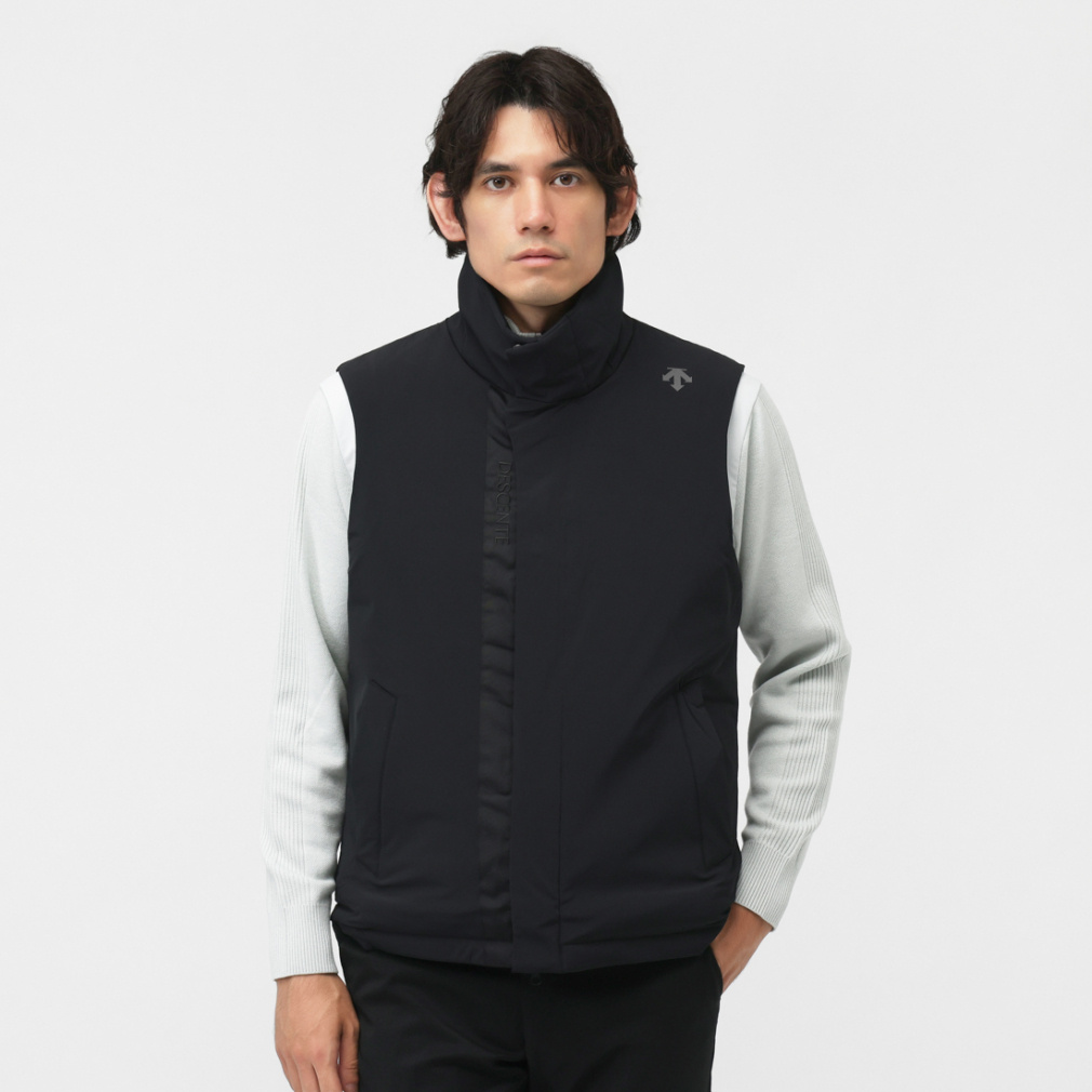 デサント ゴルフ ゴルフウェア ダウンベスト 秋 冬 ステンカラーダウン