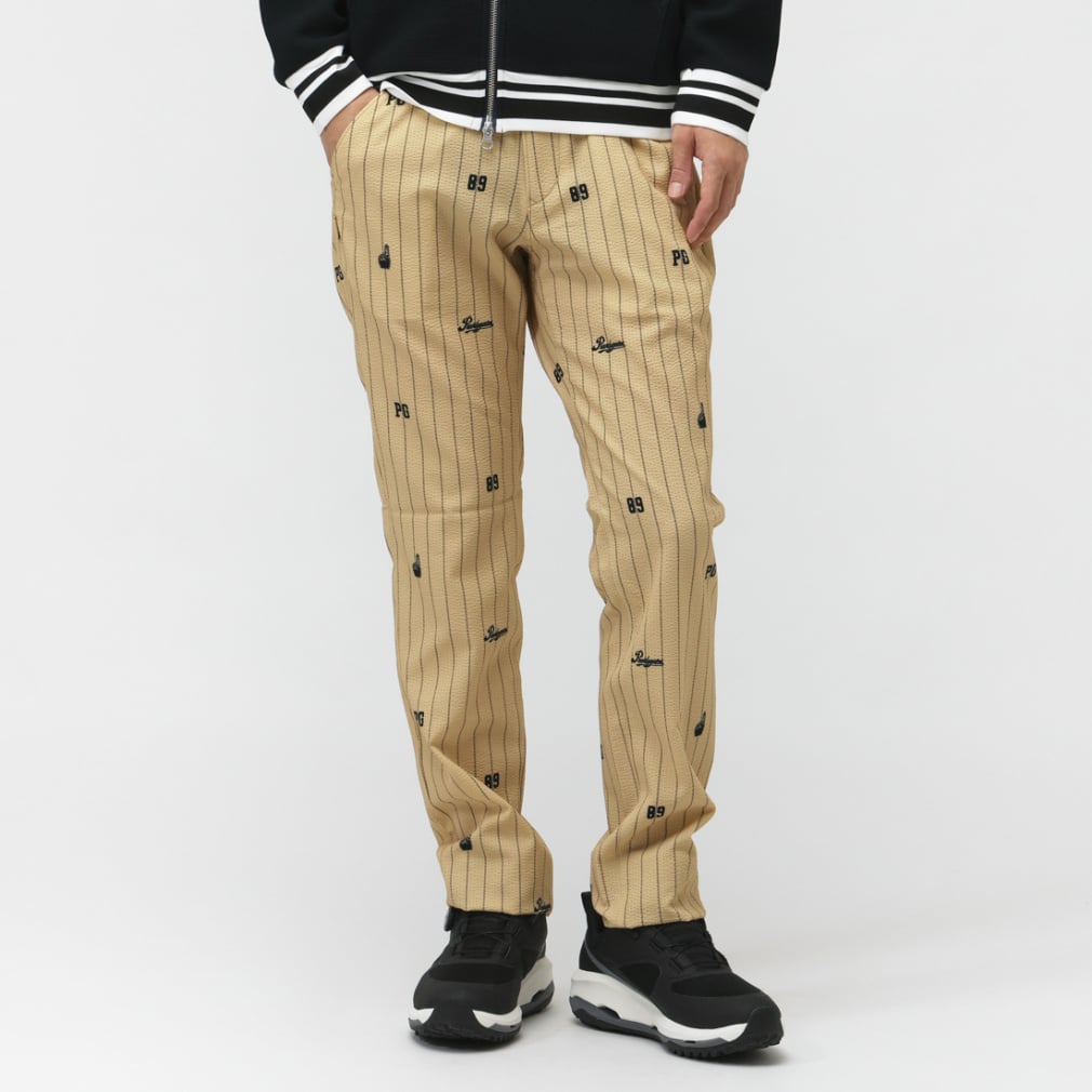 パーリーゲイツ ゴルフウェア スラックス 秋 冬 Peストレッチサッカー