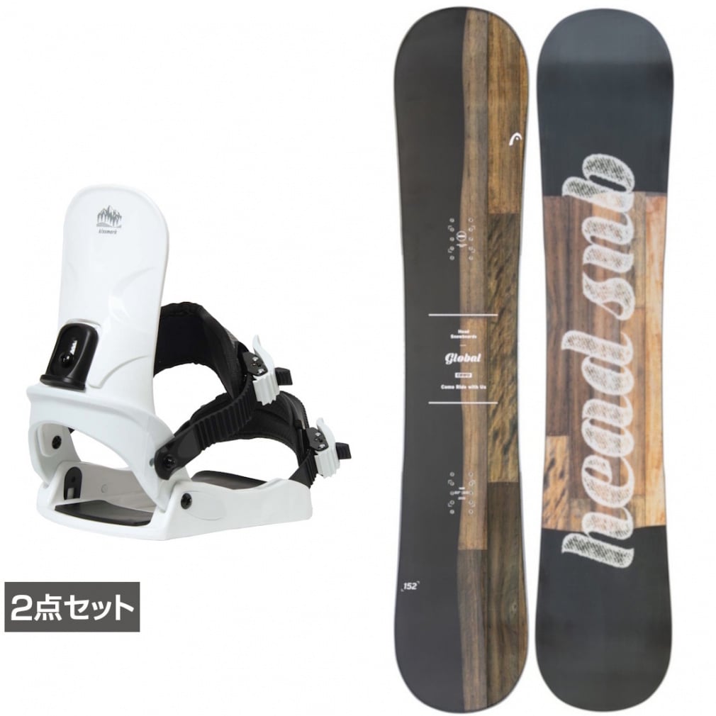 ヘッド GLOBAL nature ＆ CAUSE 板＋ビンディングセット 2点セット