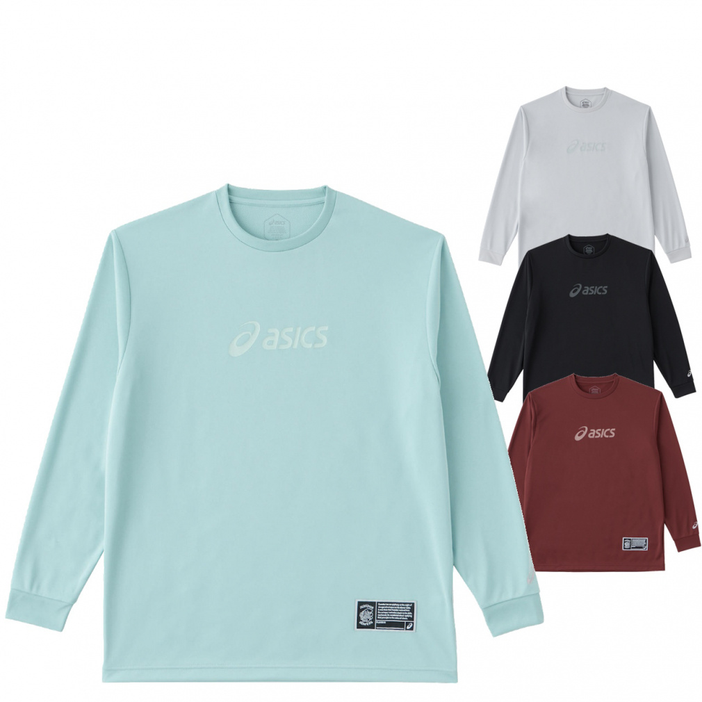 アシックス メンズ レディス バスケットボール 長袖Tシャツ クラーケン
