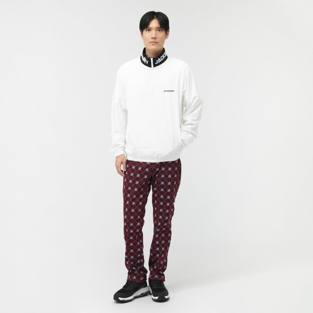 ジャック バニー ゴルフウェア 長袖ウインドブレーカー 秋 冬 裏