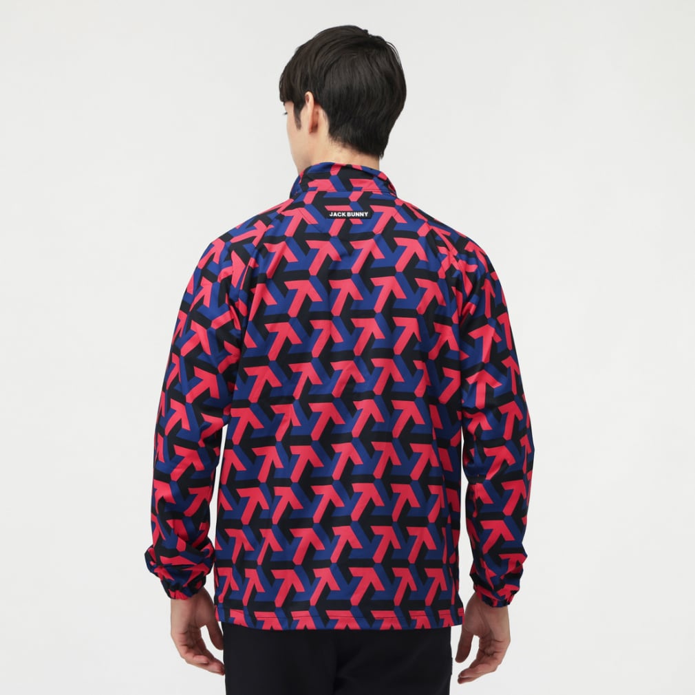 ジャック バニー ゴルフウェア 長袖ウインドブレーカー 秋 冬 2WAY