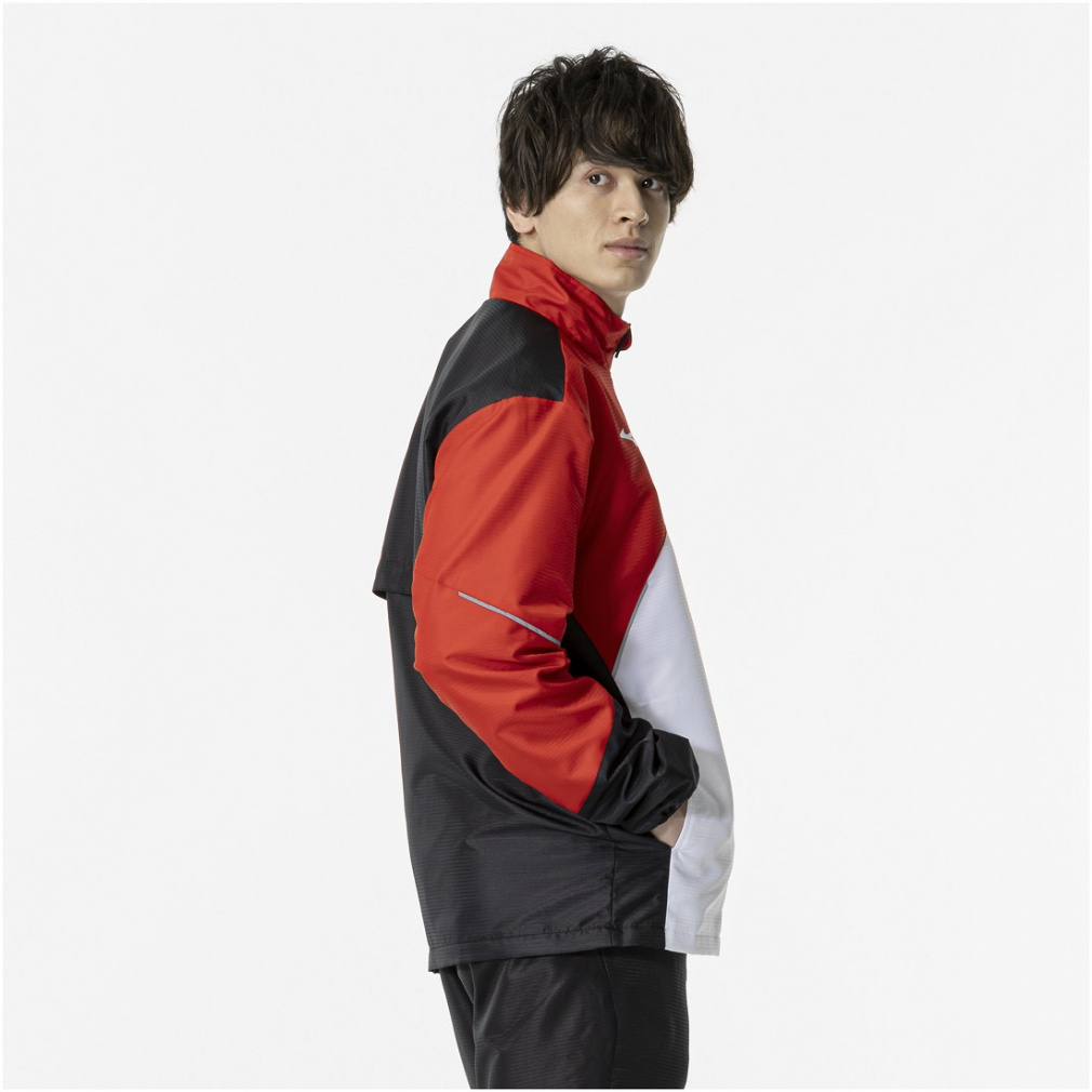 ミズノ メンズ レディス テニス 保温 撥水 裏起毛 ウインドブレーカー