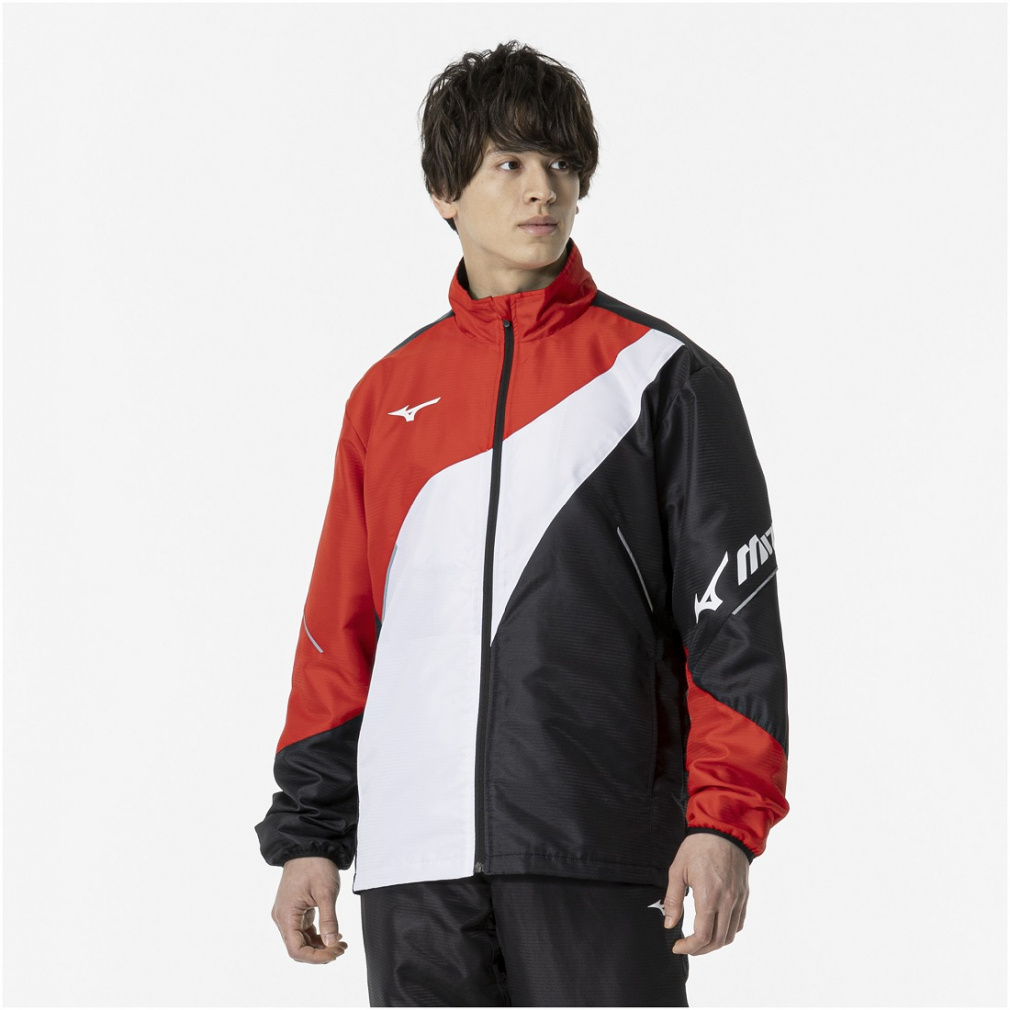 ミズノ メンズ レディス テニス 保温 撥水 裏起毛 ウインドブレーカー